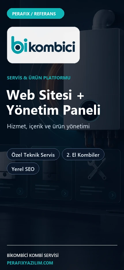 BİKOMBİCİ Kombi Servisi mobil görünümü